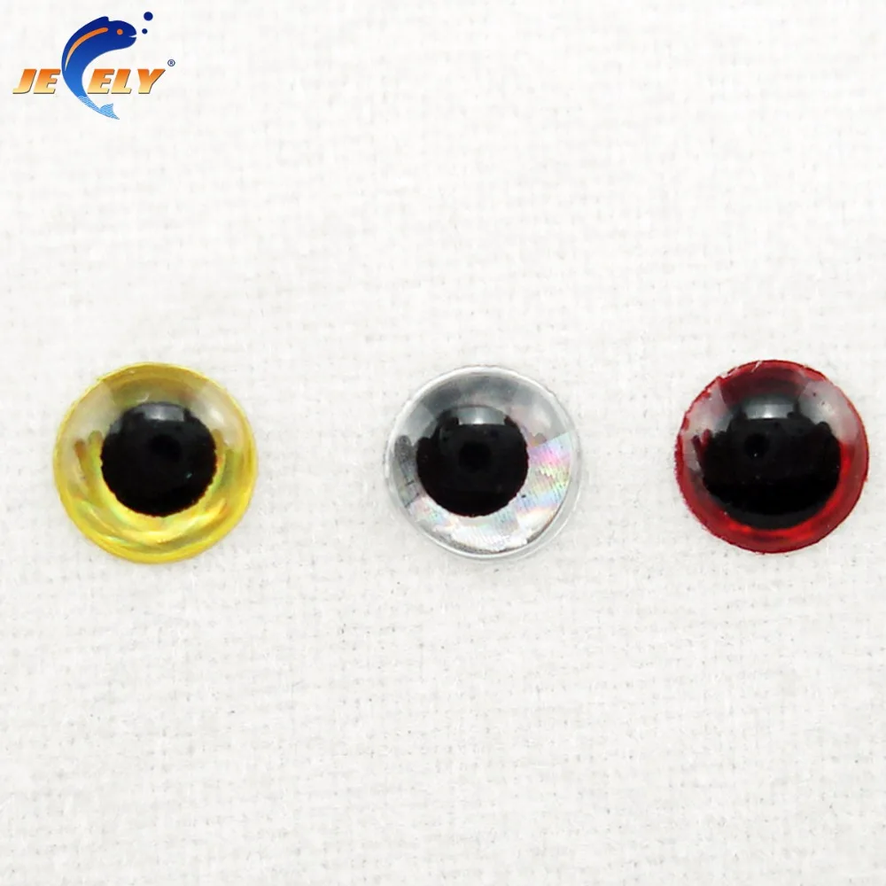 

200pcs 3mm/4mm/5mm/6mm/7mm/10mm/14mm 3D Fishing fish Eyes Unpainted Crankbaits Lure Bodies Blank Minnow Hard Baits Tackle Craft