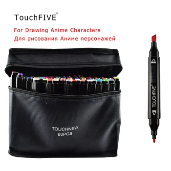 

Touchfive 36/48/72/80/168 Colors Sketch Marker Pen Set Twin Markers Brush Pen For Drawing Manga Architecture Design Art Supplies