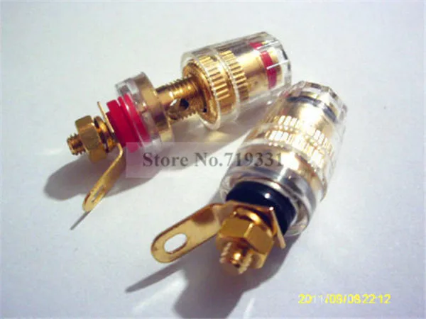 

50pcs mini Binding Post for Speaker Amplifier 4MM Banana Plug connector