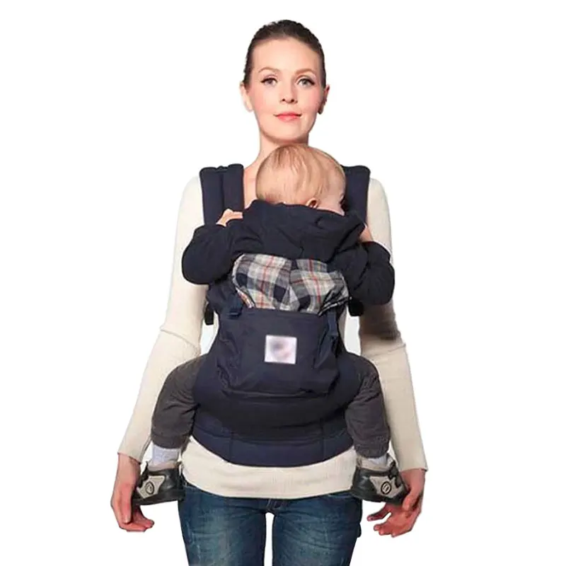 Free Shipping Organic Cotton Ergonomic Baby Carrier, Adjustable Baby