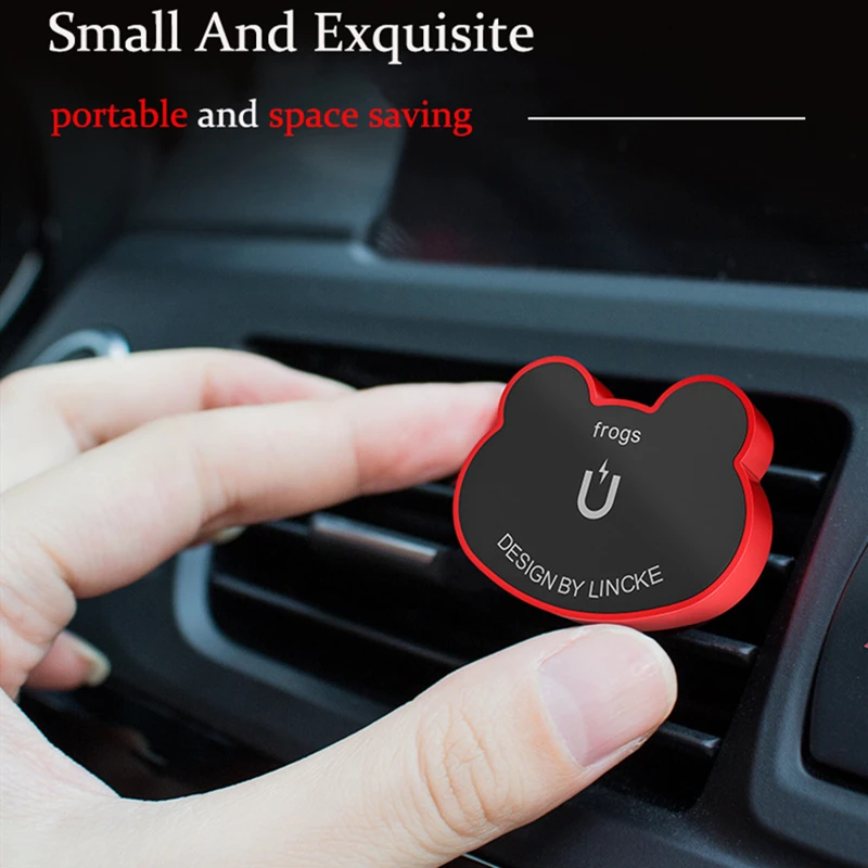 

Magnetic Car Mobile Cell Phone Holder Wall Desk Support For Air Vent Mount Magnet Sticker Cute Mini Smartphone Car Stand