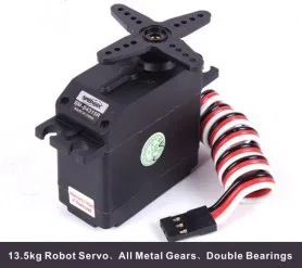 

Spring RC Robot Servo SM-S4315R 13.5kg/60g W/Metal Gears and Double Bearings