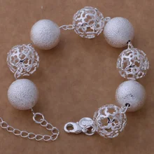 SL-AH259 серебряный браслет, 925 тисненый серебро модные ювелирные изделия полые и полые шарики/blnakcua akmajbta