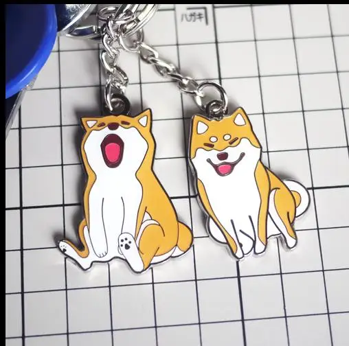 

Shiba Inu Doge Logo keychain Keyring Metal 3D Pendant Gift Collectibles Shiba Inus Fan Club High Quality