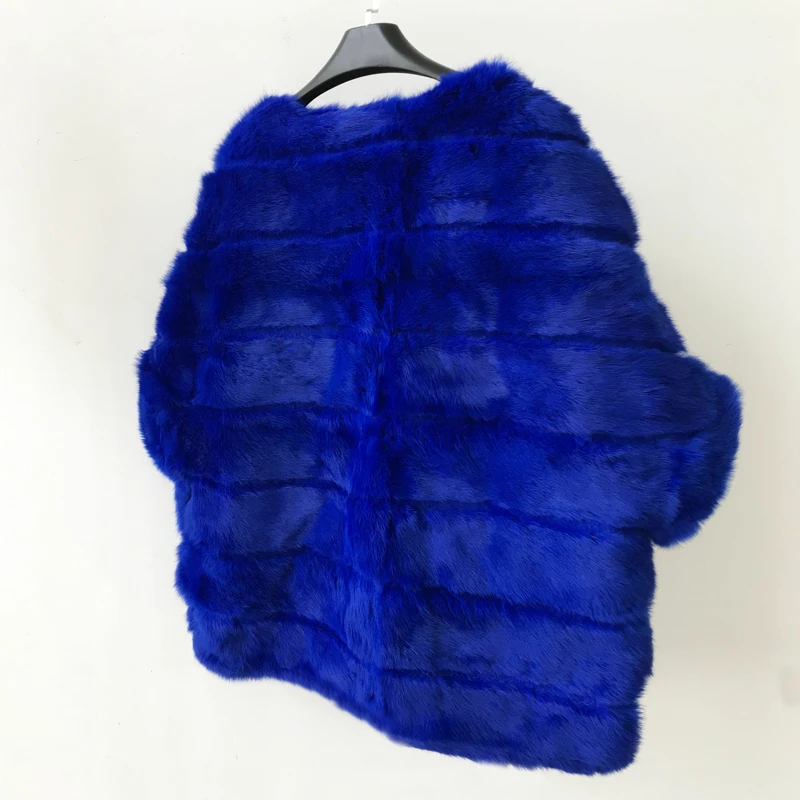 Пальто из натурального меха кролика, пальто из натурального меха, короткая куртка, Заводская настоящая цена, зимнее пальто для женщин размера плюс, tsr475