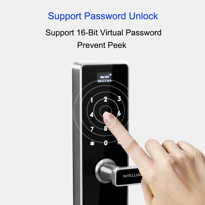 Eseye Smart Lock Digital Electronic Lock Door Safe Smart Door Locks Fingerprint Door Lock Fingerprint With Password &RFID Unlock