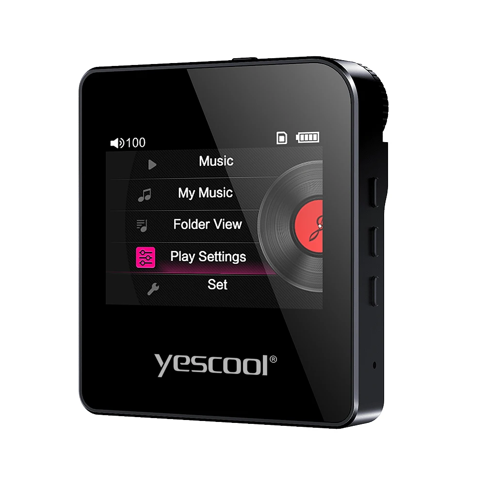 Yescool S3 Professional HIFI stereo Lossless MP3 player Mini Sports player Support 128G TF card Audiophile Full format decoding Yescool S3 Professional HIFI stereo Lossless MP3 player Mini Sports player Support 128G TF card Audiophile Full format decoding