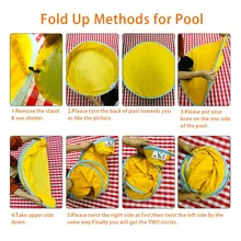 Пляжная палатка форма домашнего использования чистая ванна водонепроницаемый мяч для бассейна рамка для детей сад солнцезащитный тент Крытый Открытый Портативный