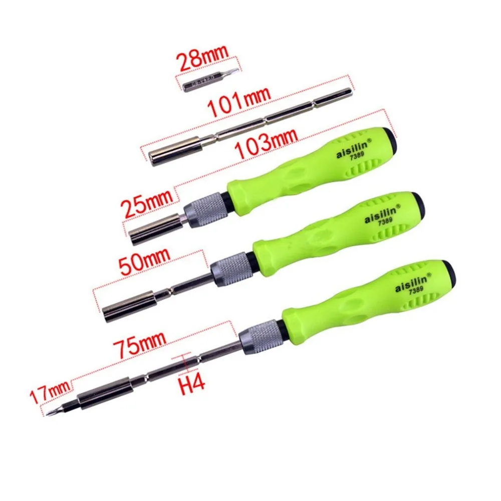 Practica Screwdriver Set 32 in 1 Precision Interchangeable Screwdriver Mini Screwdriver Bits Repair Tools Kit 7389C
