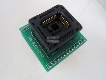 

Original YAMAICHI IC Test Seat CNV-PLCC-EP512 Burning Programmer PLCC32/DIP28 Socket Adapter