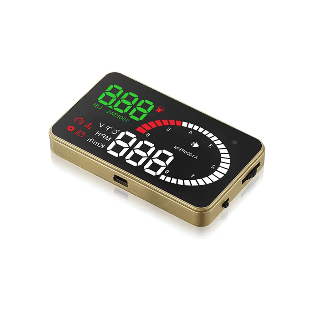 Geyiren X6 HUD Head Up Display 3'' Screen OBD II Interface Car HUD Vehicle Speed Electronic Car Display Speedometer Hud Display