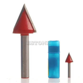 

1/4" V Groove Bit CNC 60 Degree Router Carving Tool Woodworking Cutter 6 x 22mm