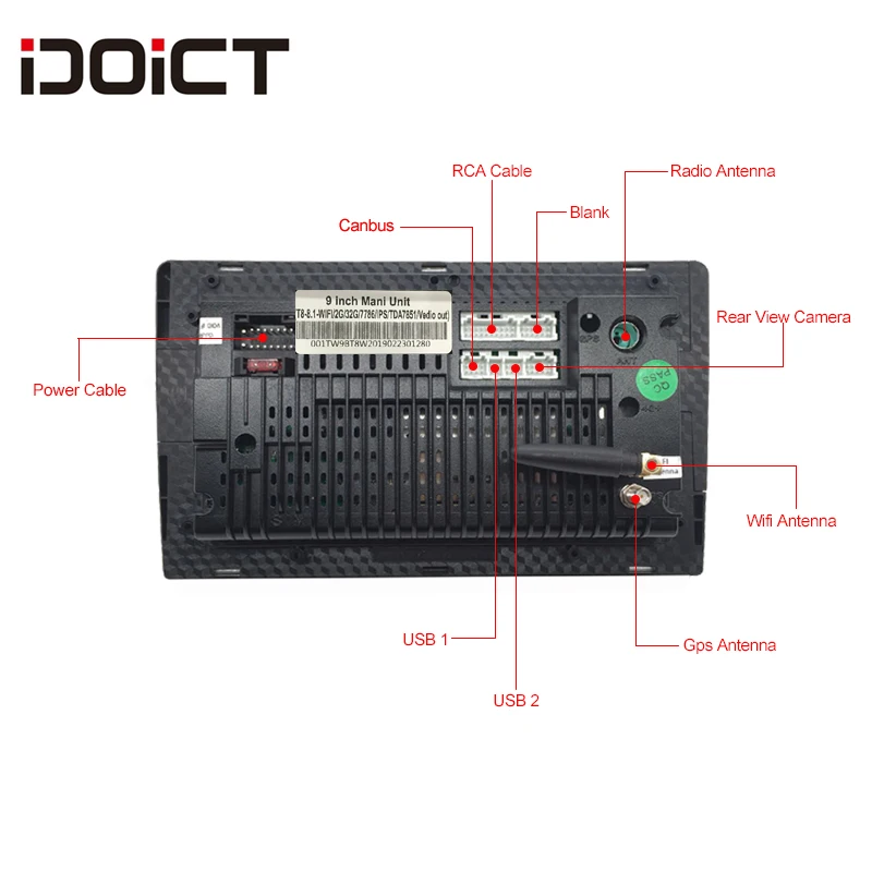 Discount IDOICT Android 8.1 IPS 2G+32G 8 CORE Car DVD Player GPS Navigation Multimedia For Mazda 3 Radio 2004-2013  car stereo 5