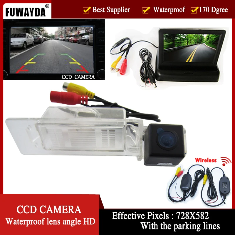 FUWAYDA Беспроводная цветная CCD Автомобильная камера заднего вида для Kia Optima 2010 2011/KIA