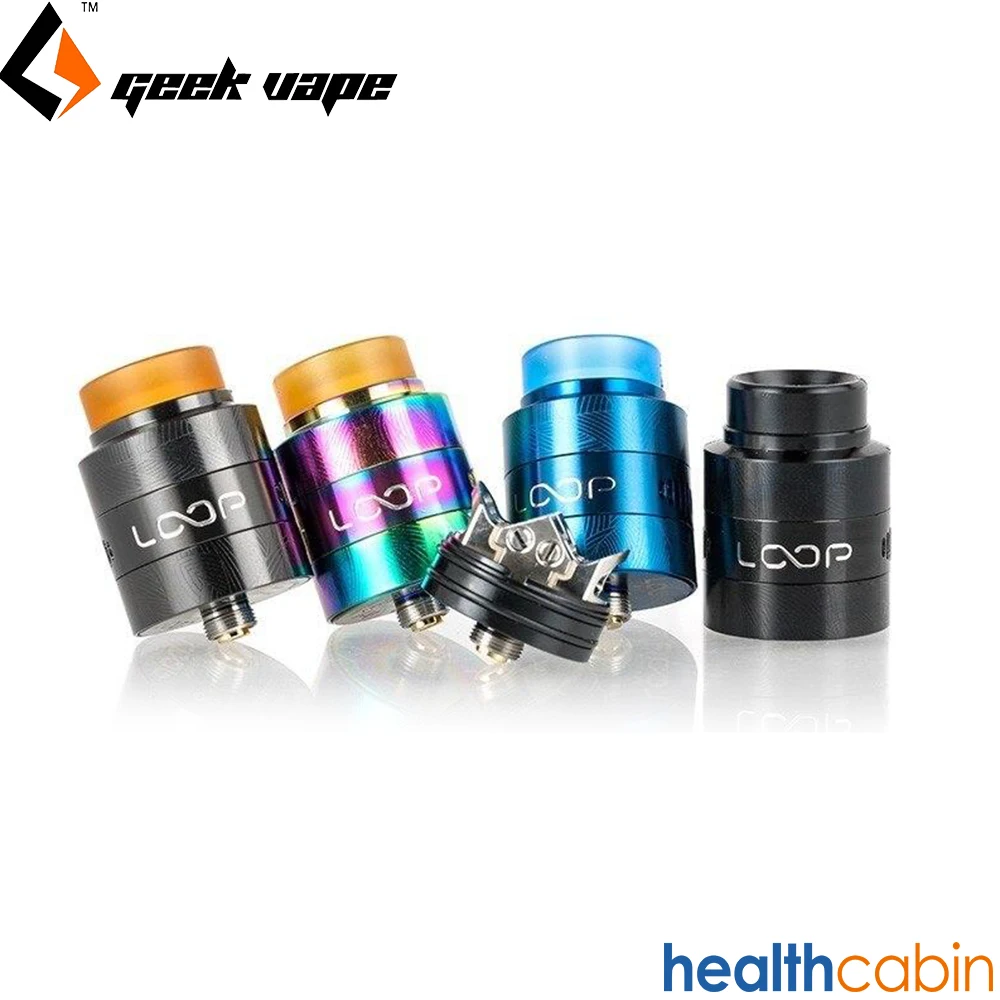 

GeekVape Loop V1.5 RDA Tank 24mm Leak-proof Airflow System Electronic Cigarette Atomizer VS Loop Tengu Zeus Dual RTA Vaporizer