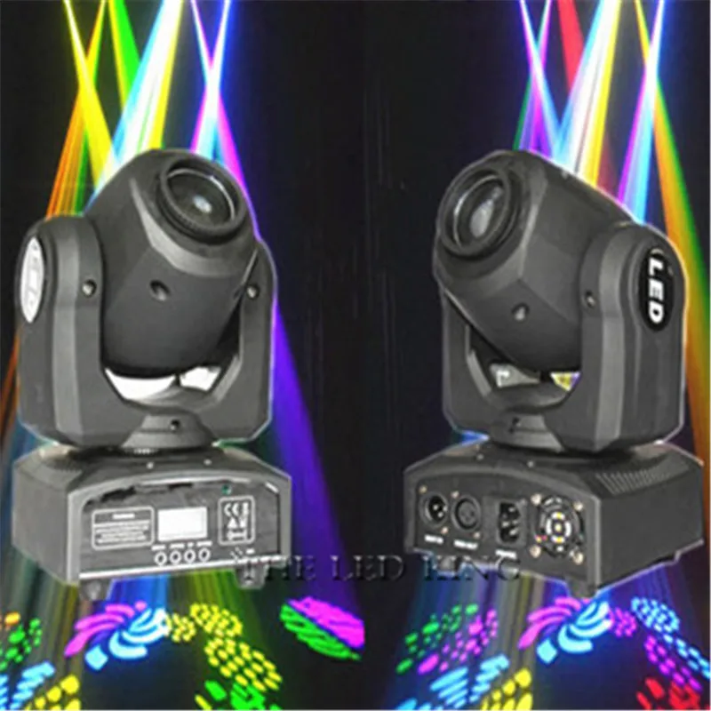Быстрая доставка Лидер продаж 2 шт./лот Eyourlife LED Inno Pocket Spot Mini Moving Head Light 60 Вт 90 DMX 11CH dj 8
