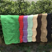 Новые цвета, однотонные детские одеяла, контрастная стеганая детская Крышка для душа, подарок для ребенка,, DOM106538