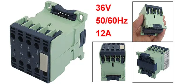 CJX2-1210E 36 Volts 12A 50/60Hz Coil Three Pole 1NO AC Contactor
