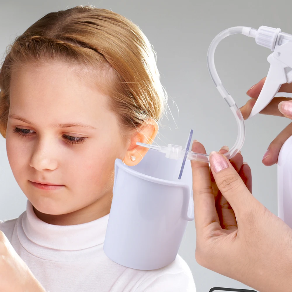 

Irrigation Ear Cleaner Kit Ear Wax Removal Tool With Ear Washing Syringe Squeeze Bulb Earwax Remover For Adults Kids Ear Care