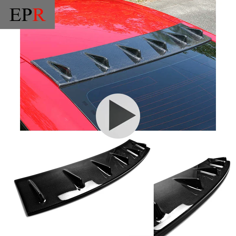 

Car-styling For Nissan R35 GTR Carbon Fiber Chargespeed Style Vortex Generator Roof Spoiler