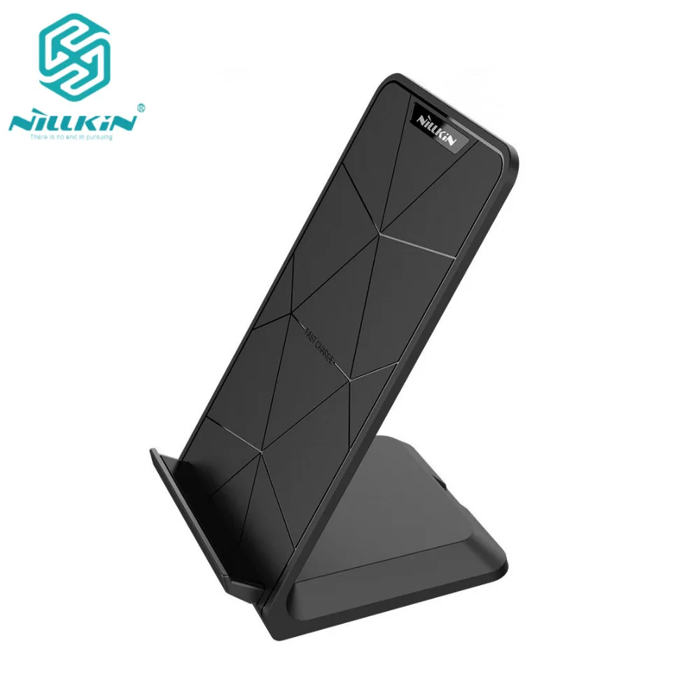 

NILLKIN Fast Wireless Charger,Qi Fast Wireless Charging Pad Stand for iPhone X/8/8 Plus For Samsung S8 Plus/S8/Note 8/S7/S7 Edge