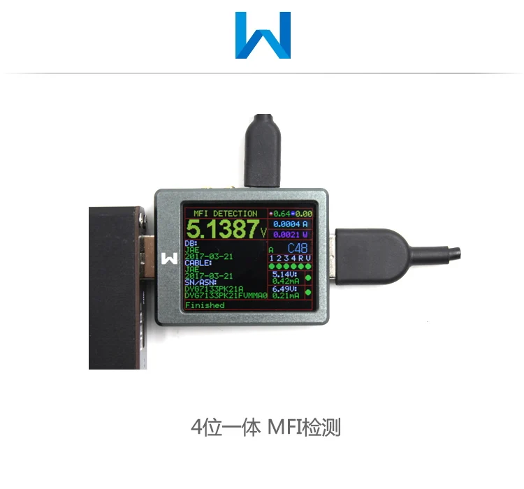 WITRN-X-MFI вольтметр тока USB тестер QC4+ PD3.0 2,0 PPS протокол быстрой зарядки