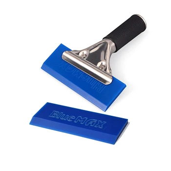 

EHDIS BLUEMAX Vinyl Film Car Wrap Rubber Squeegee Handle Snow Shovel Ice Scraper Spare Strip Blade Window Glass Cleaning Tool