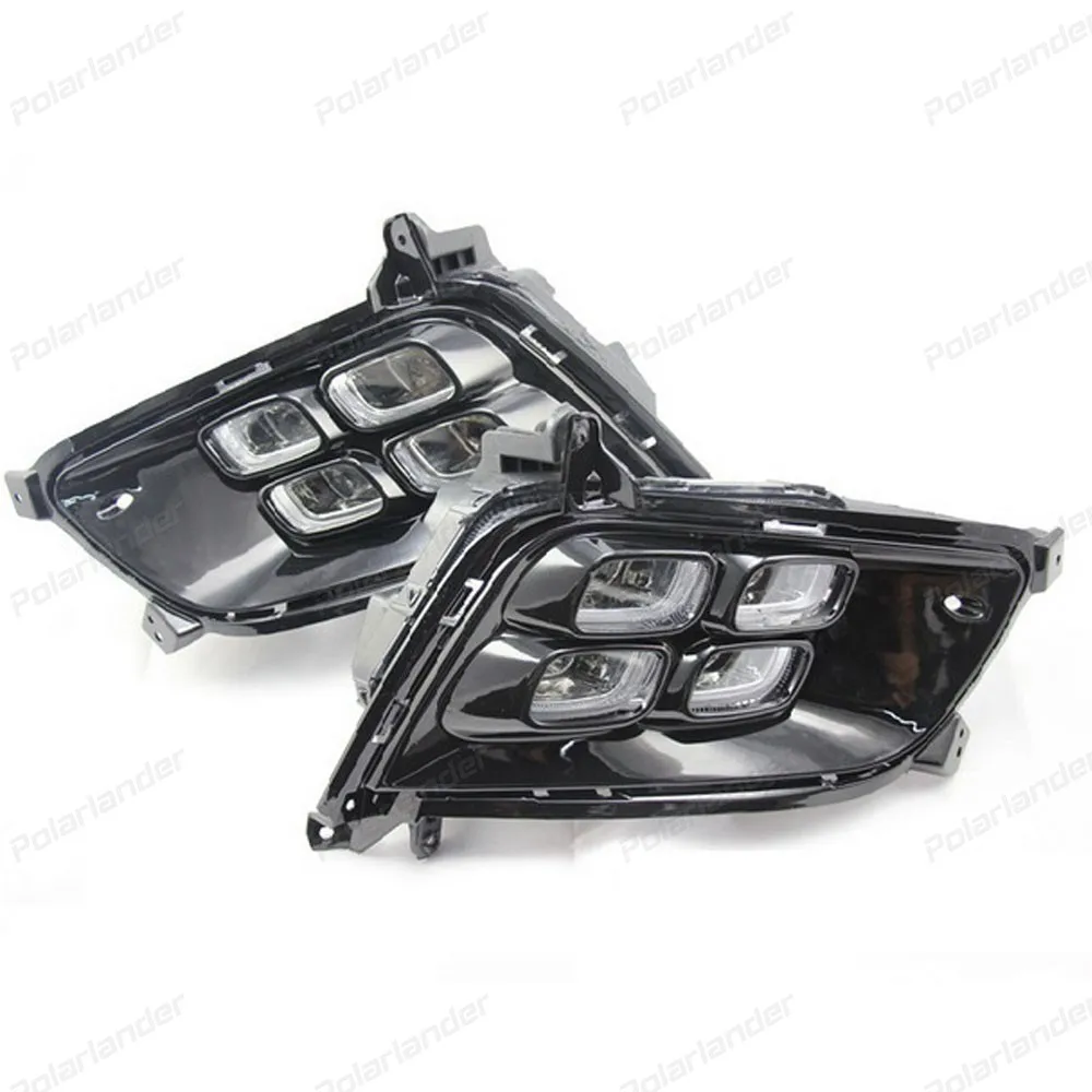  Daytime Running Light Turn Signal 3-Color DRL LED Fog Lamp for KIA Rio K2 2016-2017 New arrives aut