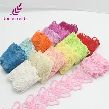 

SALE!Lucia crafts 6yards 7.3cm Shape Knitting Embroidery Cotton Lace DIY Trim Sewing Accessories Materials N0809