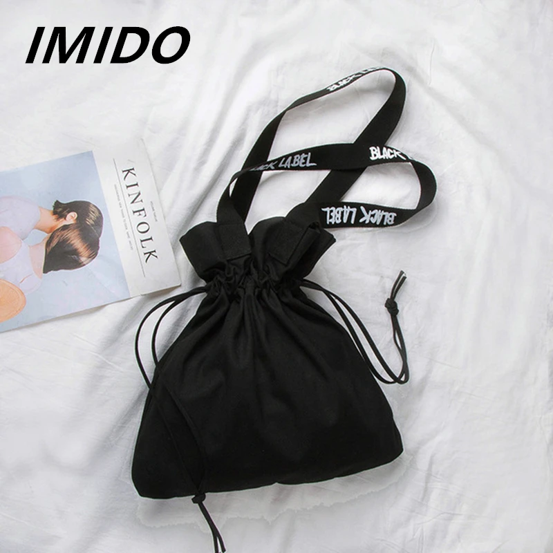 IMIDO 2019 весна лето новый стиль холщовая студенческий повседневная модная для