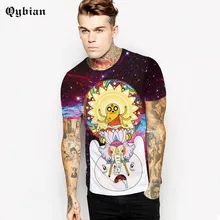New Design Male Novelty Men T-shirt Adventure Time O-neck Hip Hop T-shirt Men Casual Short Sleeves T-shirt Men Brand Clothing