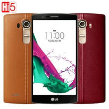 Débloqué original lg g4 h815t 4g lte quad core 16.0 mp caméra Android 32 GB ROM 5.5 ”1440×2560 pixels mobile téléphone