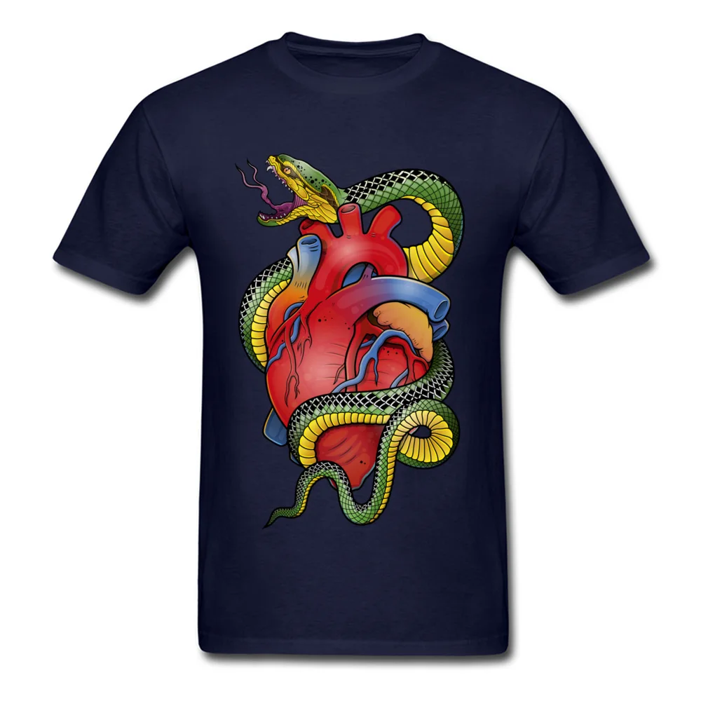 Snake and heart_navy
