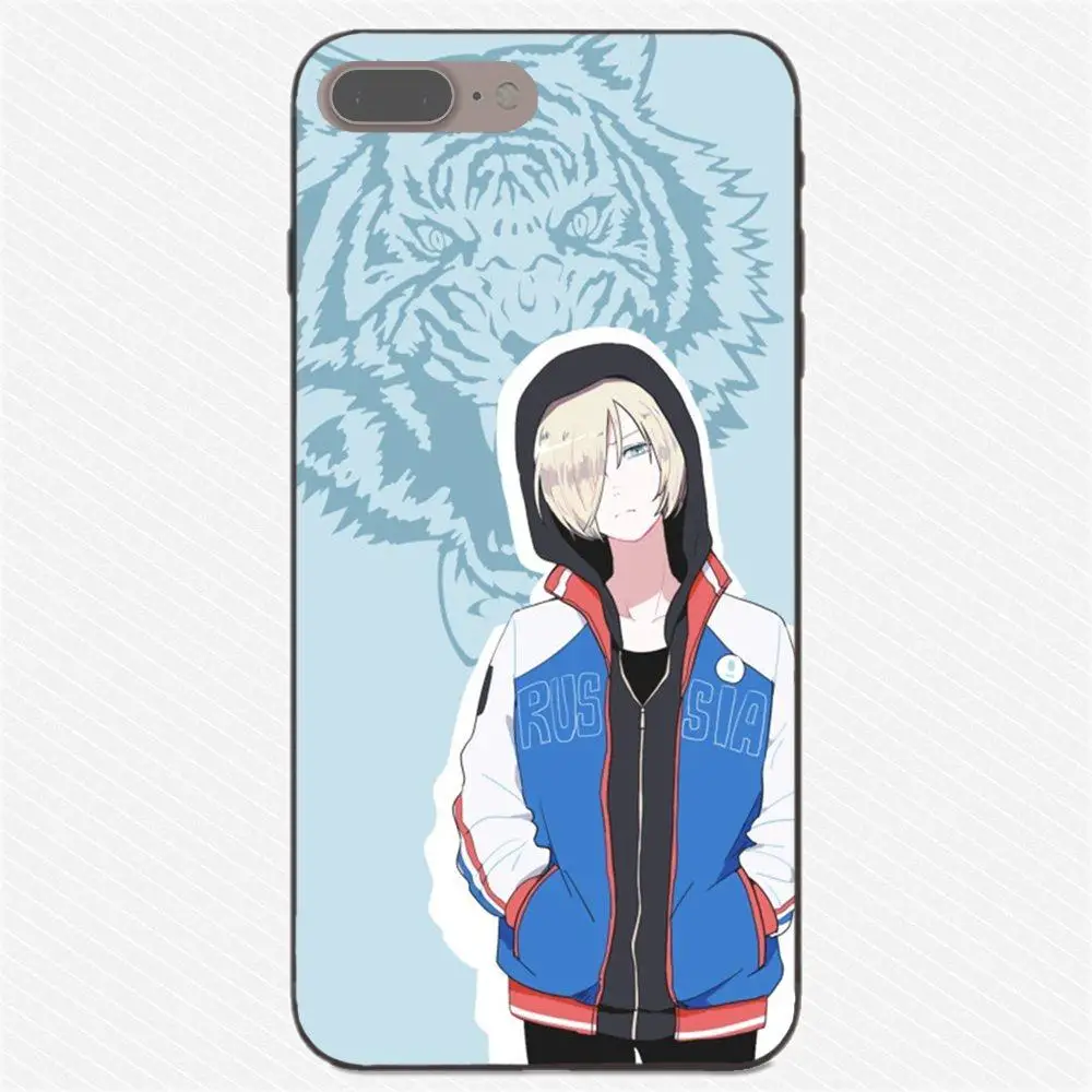 Чехлы из ТПУ для телефонов Xiaomi Redmi Note 2 3 4 4A 4X 5 5A 6 6A Plus Pro S2 Y2 Anime Skate Yuri On Ice