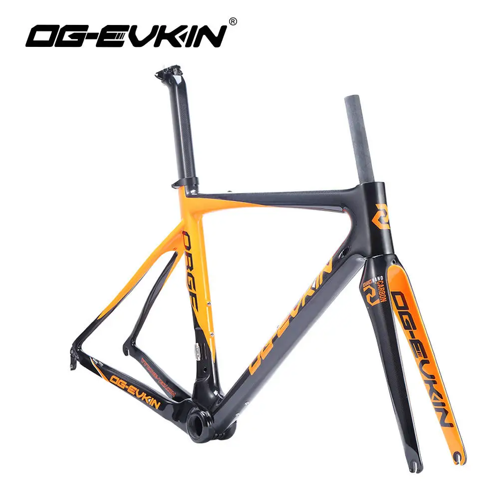 OG EVKIN DI2 Mechanical Bicycle Frameset 49 52 54 56cm Light Carbon Road Bike Frame Carbon Road