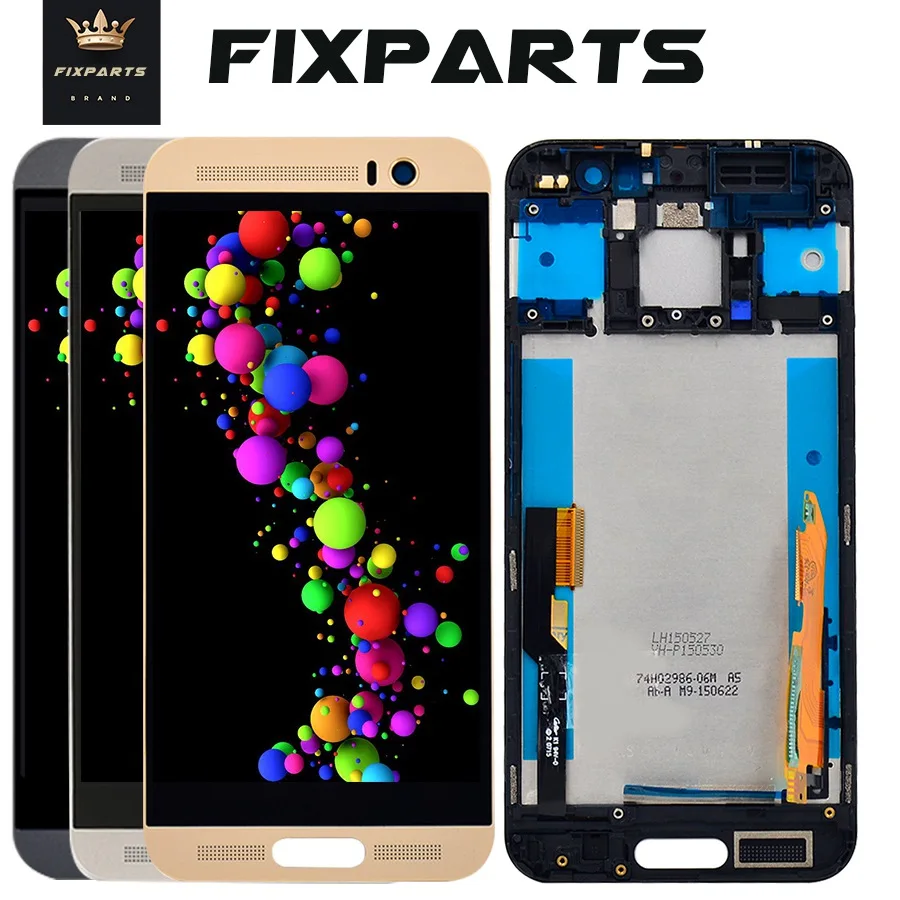 For HTC M9 PLUS LCD Display Touch Screen Digitizer Assembly With Frame