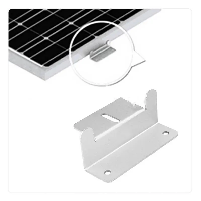 

4pcs/set Metal Solar Panel Mounting Bracket Set Z-shaped Aluminum Roof Bracket Carvan Solar System installation accessories