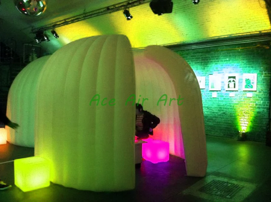 Blow up trade show structure inflatable small tent blow up trade show tent for exhibition display