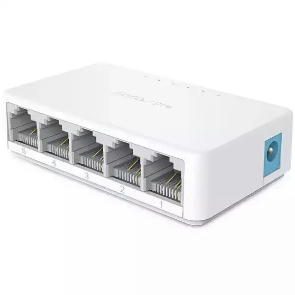 

Fast Switch HUB 5 Port High Quality Mini 10 / 100Mbps Base RJ45 LAN Ethernet Fast Desktop Network Switches Cable splitter shunt