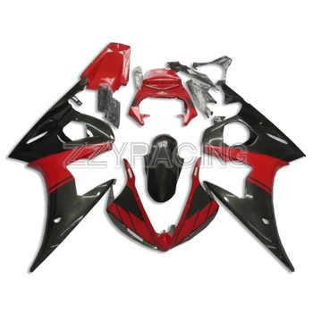 

Injection Fairings for Yamaha YZF-600 R6 2003 - 2005 2004 Complete Panels Kit 03 04 05 ABS Plastic Black Red Cowls Covers Kit