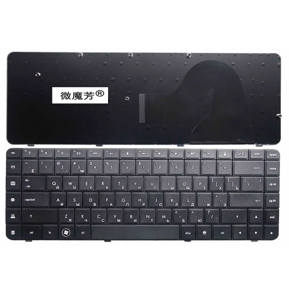  RU Black New keyboard FOR HP Compaq G56 G62 CQ62 CQ56 CQ56-100 Laptop Keyboard Russian
