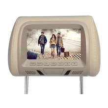 hot sale gray /black/beige universal Car Monitor 7 ” LCD digital screen Headrest monitor Support USB ,MP3,MP4,MP5 functions
