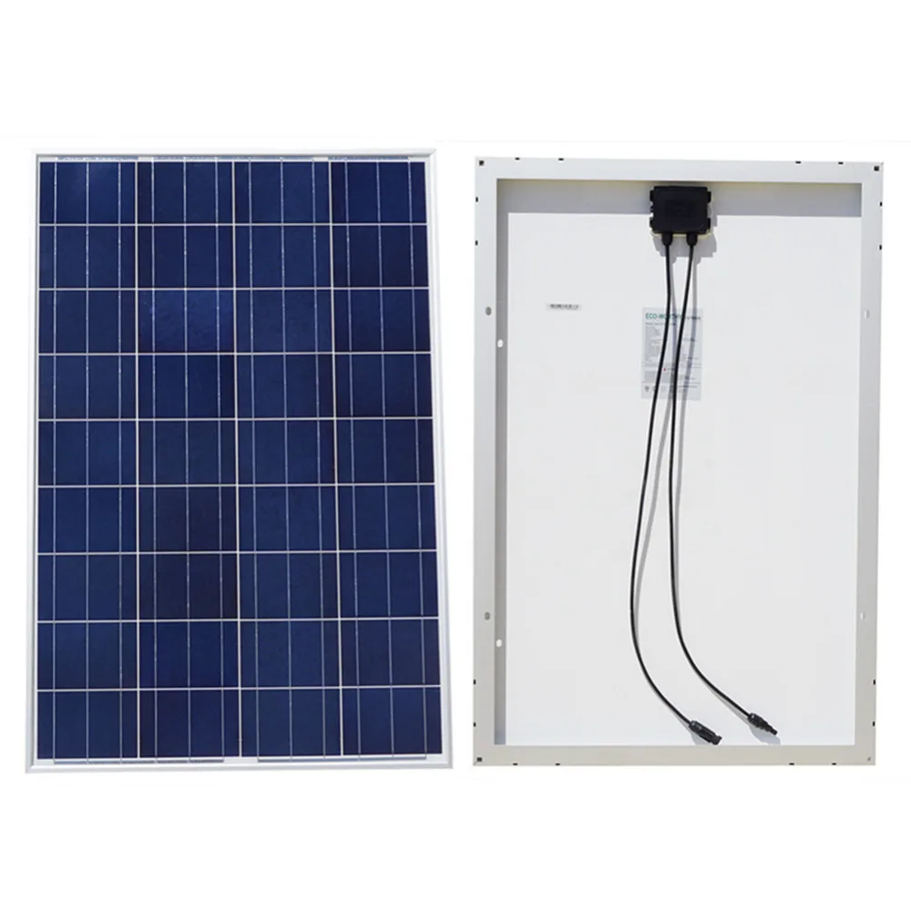 100W 18V Polycrystalline Solar Panel for 12v Battery Off Grid System Solar for Home System solar system