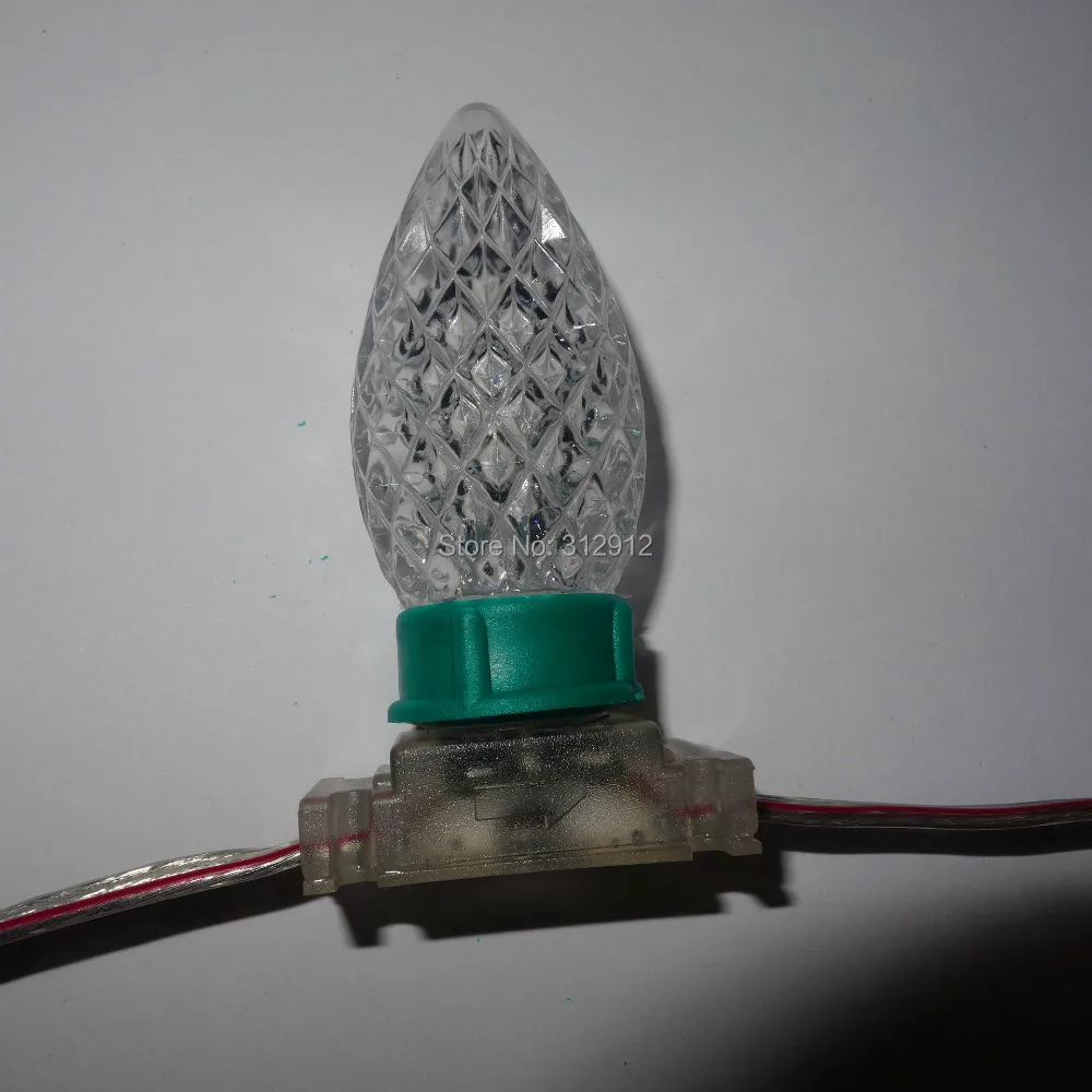 50 узлов C7 DC12V WS2811 Светодиодный технический блок IP68 Со светодиодной фонарикой