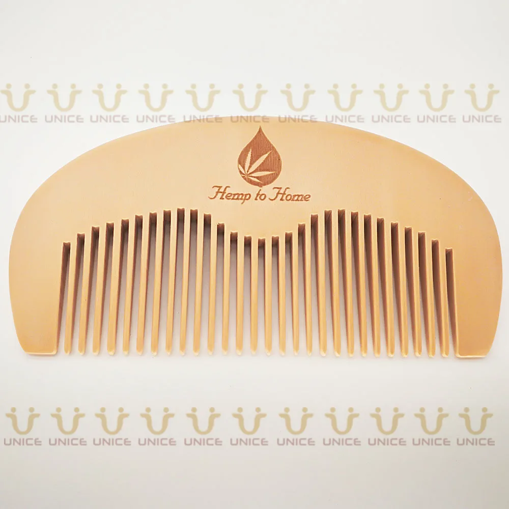 100 шт/лот ваш логотип индивидуальный ярлык расчески волос борода гребень деревянный для мужчин и женщин для парикмахерской розничный чехол