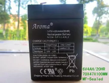 D’acheter des enfants de jouet accessoires de voiture 6 v 4ah acide de plomb scellée batterie rechargeable batterie de stockage 6 v 4ah livraison gratuite