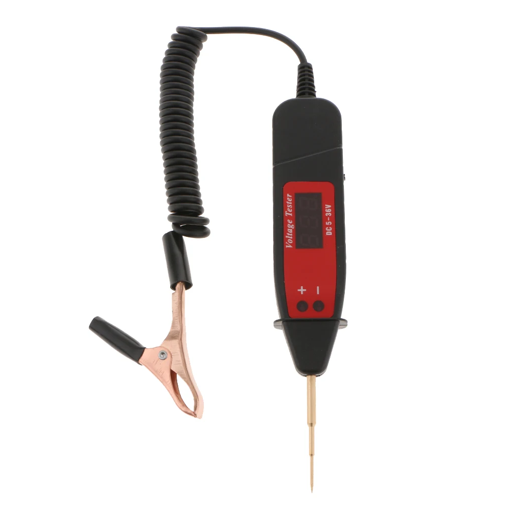 

1 Pcs Digital Test Pencil Multi-function Digital Display Voltage Tester Test Pen 5-36V For Car Boat Trailer RV's Motorcycle