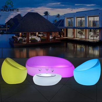 

P61 Sofa LED Night Light Outdoor Party seat Nightlight lamp luminaire Remote control colour Industrial Decor Lighting fixtures