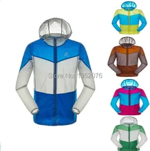 2015 Brand Super Lightweight Skin Jacket Outdoor Sport Sun Protection Coats Lovers Women Men Waterproof Quick