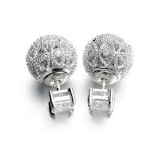 Распродажа, европейские 925 серебряные серьги-гвоздики с вырезами, женские серьги с кристаллами из Болгарии, простой темперамент, дикие, антиаллергенные